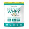 Designer Wellness, Designer Whey, Natural Whey Protein Powder with Probiotics, Fiber, and Key B-Vitamins for Energy, Gluten-Free, French Vanilla, 2 lb view 1