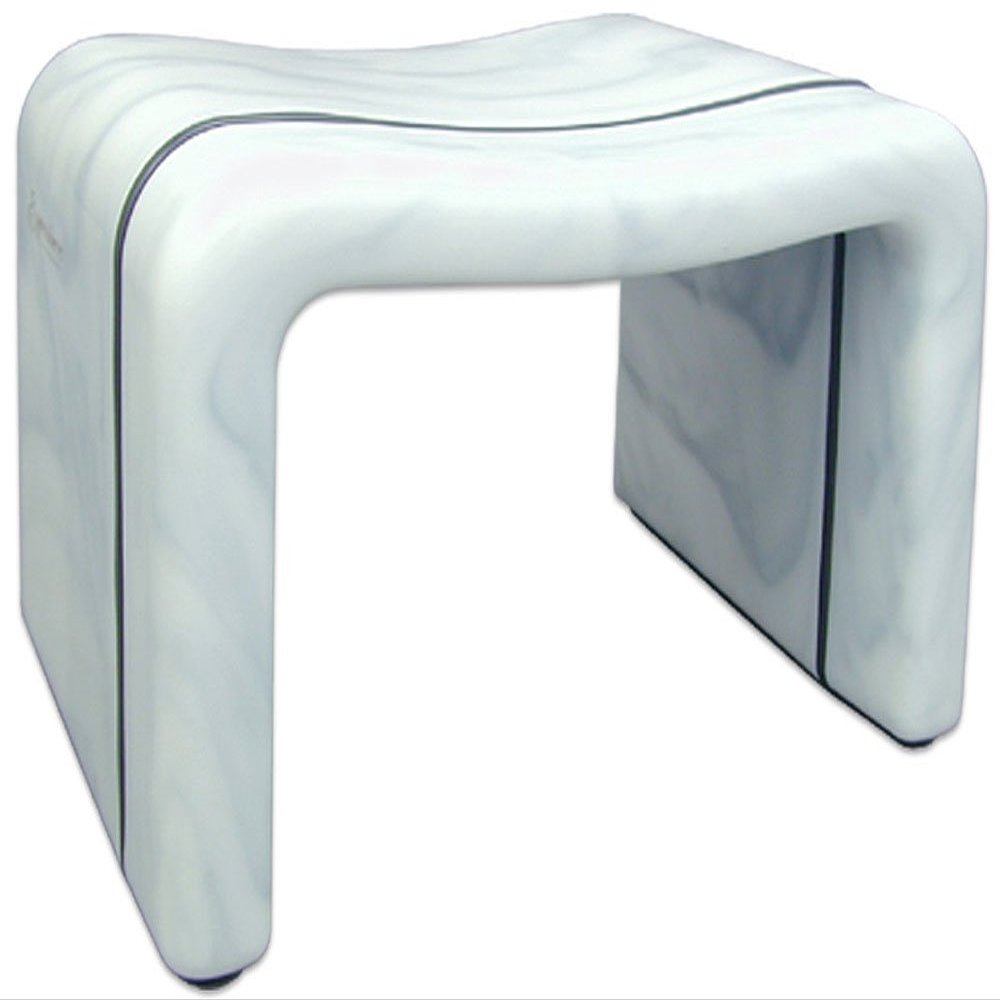Shinkatec Square Bath Chair MX Esperance White