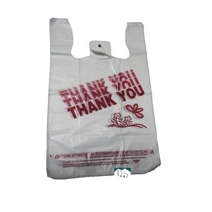 1 Carton 1000ct Thank You Bag 13mic with Handle