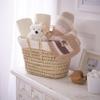 Clair de Lune Waffle Nursery Gift Basket to fit Cot Bed (Cream) view 2