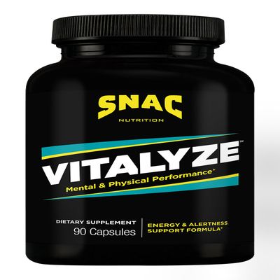 SNAC Vitalyze Mental Alertness and Physical Performance Energy Enhancer, 90 Capsules