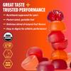 Honey Stinger Organic Fruit Smoothie Energy Chew, Gluten Free & Caffeine Free, for Exercise, Running and Performance, Sports Nutrition for Home & Gym, Pre and Mid Workout, 12 Pack, 21.6 Ounce view 3