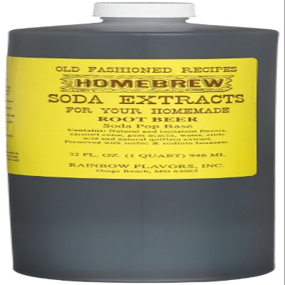 Homebrew Soda Extracts Root Beer Soda Pop Base, 32-Ounce Bottle
