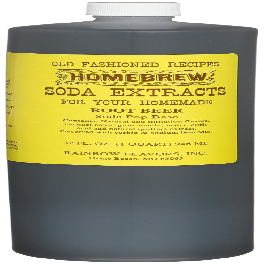 Homebrew Soda Extracts Root Beer Soda Pop Base, 32-Ounce Bottle