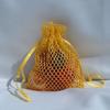Bridescove 3x4 Mesh Fishnet Wedding Favor Gift Bags/Jewelry Pouches - Gold (10 Bags) view 1