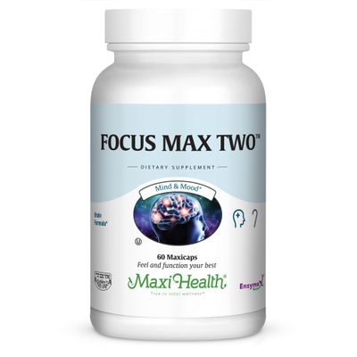 Focusmax Nootropic Brain Supplement for Memory, Focus & Mood Support Methylated B12, Ginkgo Biloba, Phosphatidylserine, Acetyl-L-Carnitine Mental Clarity & Energy 60 Vegetarian Capsules