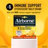 Airborne 1000mg Vitamin C with Vitamin D & Zinc, Sugar Free Multivitamin Immune Support Supplement, Antioxidants Vitamins A C & Vitamin E, 10 Effervescent Tablets, Zesty Orange Flavor view 2