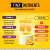 Airborne 1000mg Vitamin C with Vitamin D & Zinc, Sugar Free Multivitamin Immune Support Supplement, Antioxidants Vitamins A C & Vitamin E, 10 Effervescent Tablets, Zesty Orange Flavor view 3