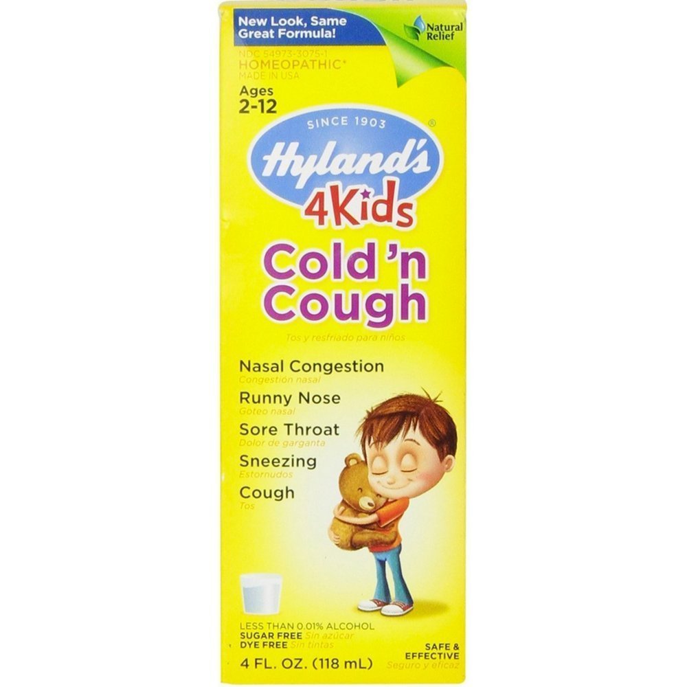 Hylands Cold n Cough - 4 Kids, 4 Ounce - 6 per case.