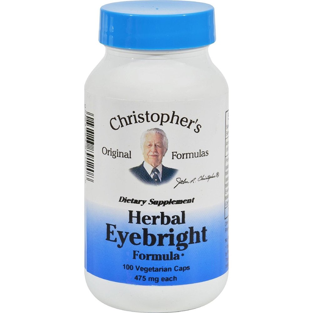 Christopher's Original Formulas Herbal Eye Formula - Natural Eye Support with Whole Food Herbs - Pack of 6