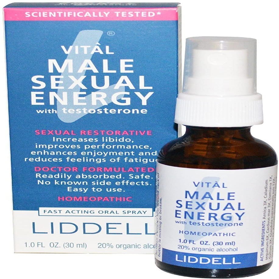 2Pack of Liddell Homeopathic Vital Male Energy - Safe and Easy to Use - 1 Ounce