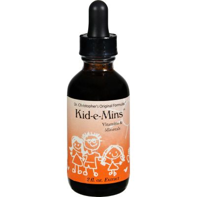 Dr. Christopher's Kid-e-Mins Vitamins and Minerals Orange - 2 fl oz