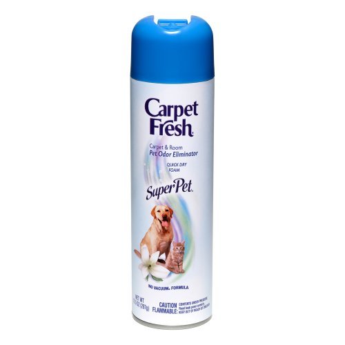 Carpet Fresh No-vacuum Super Pet Carpet Refresher, 10.5-Ounce Can (Pack of 12)
