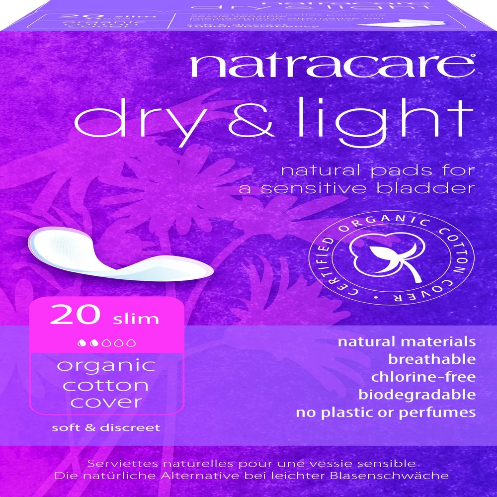 Natracare Pads Dry&Light Incontince 20 Ct