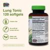 Herbs Etc. Lung Tonic - Lung Supplement for Bronchial Support - Healthy Breathing Support with Mullein, Horehound & Grindelia - 120 Softgels view 3