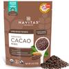 Navitas Organics Cacao Nibs  Unsweetened Dark Chocolate Crunch  Antioxidants, Minerals, Fiber  For Trail Mix, Baking & More  USDA Organic, Fairtrade, Non GMO, Gluten Free, Non-alkalized (4oz. Bag 38 Servings) view 1