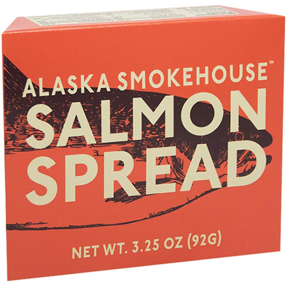 Alaska Smokehouse Spread Serving Design, Salmon 21 Ounce (Pack of 6)
