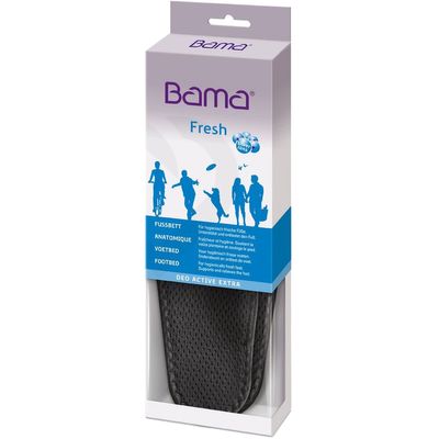 Bama 209010-200-36" Deo Active Extra Insole, Black, Size 36, Black, 36