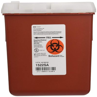 681522SA - Phlebotomy Sharps Container 2-1/5 Quart