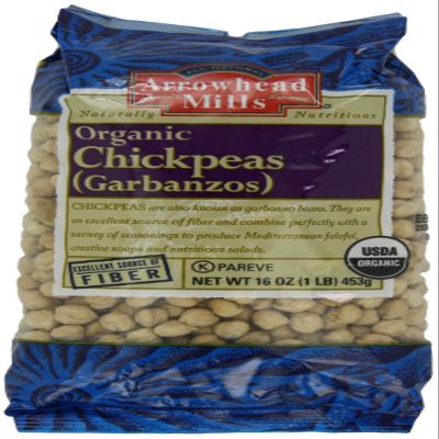 Arrowhead Mills Chickpeas, 1-Pound Unit (Pack of 6)
