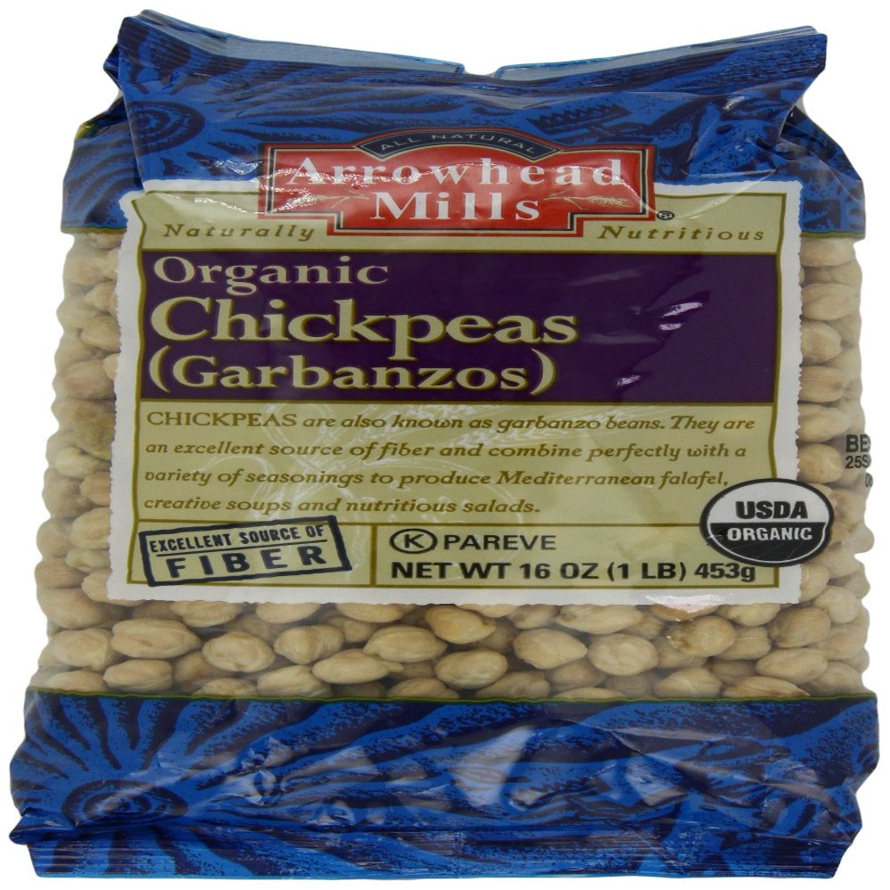 Arrowhead Mills Chickpeas, 1-Pound Unit (Pack of 6)