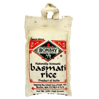 Bombay Basmati Rice White, 32-Ounce (Pack of 6)