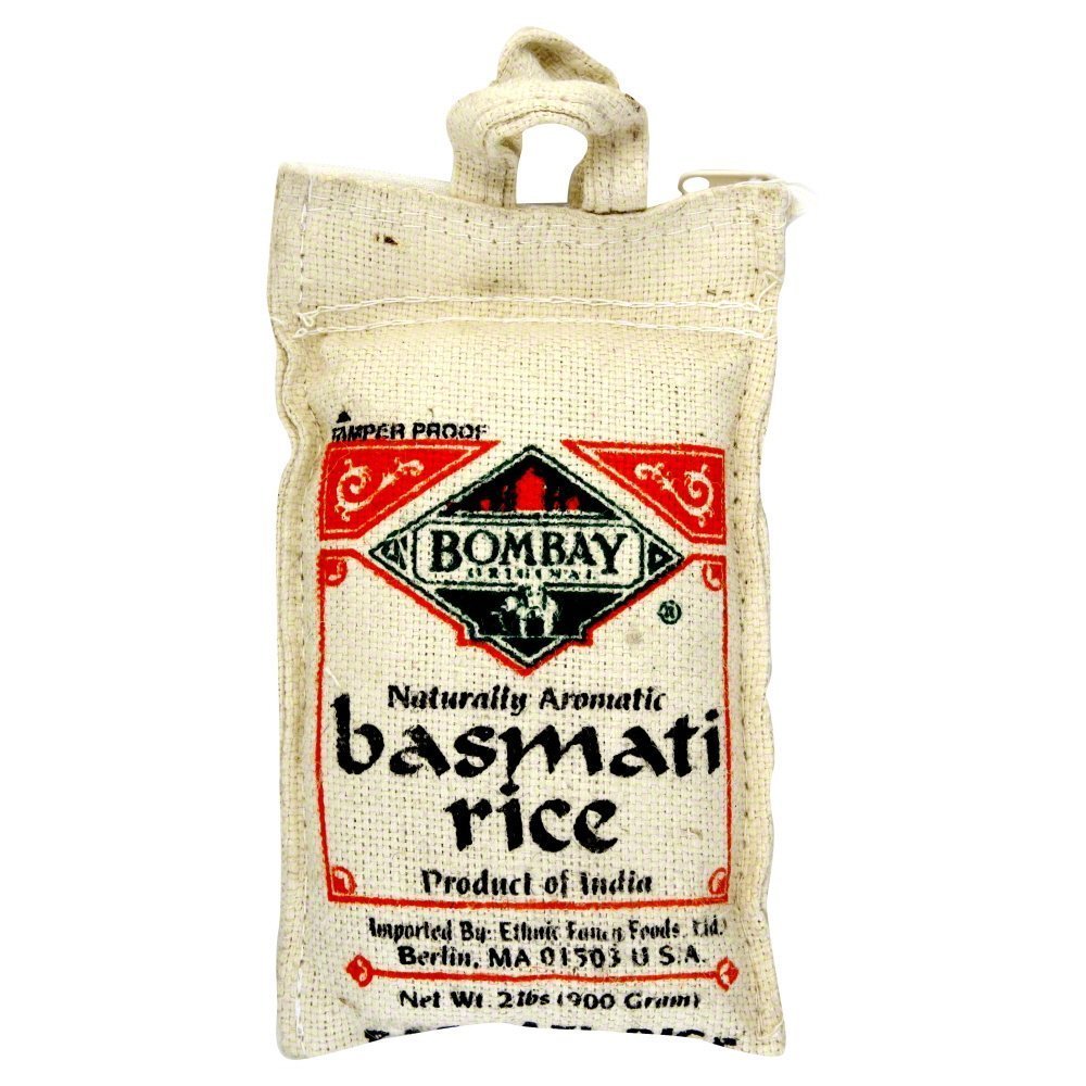 Bombay Basmati Rice White, 32-Ounce (Pack of 6)
