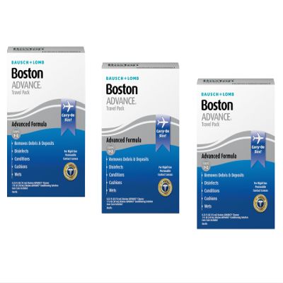 Bausch & Lomb Boston Advance Formula, Travel Pack Combo (3 pack)