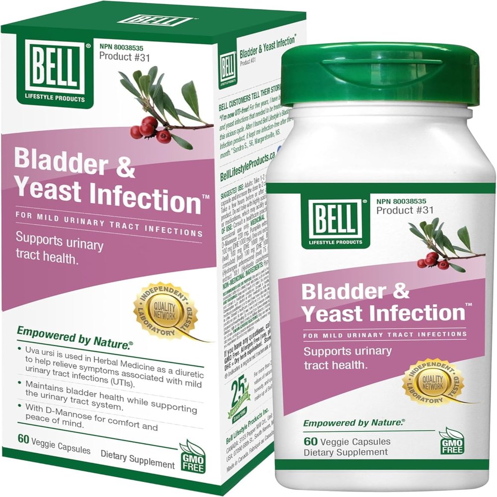Bell Bladder & Yeast Infection 60 Capsules