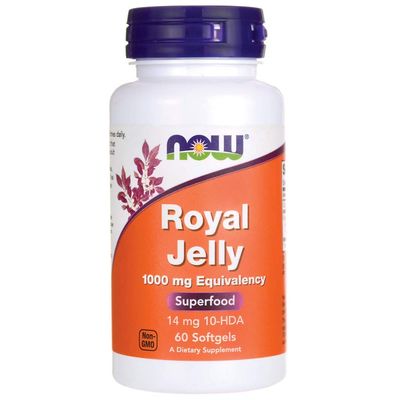 NOW Royal Jelly 1000mg, 60 Softgels