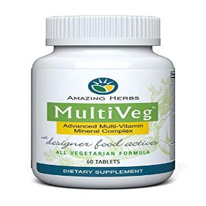 Amazing Herbs Veg Multi-Vitamin, 50 Count