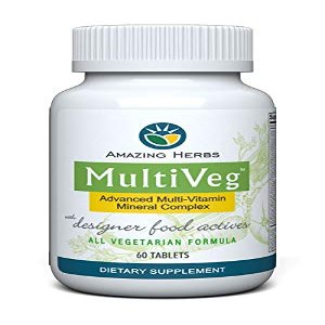 Amazing Herbs Veg Multi-Vitamin, 50 Count