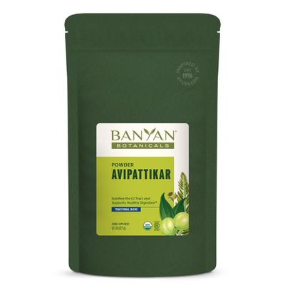 Banyan Botanicals Avipattikar Powder  Organic Digestion Supplement with Ginger, Cardamom & Vidanga  Supports Healthy Stomach Acid Balance*   lb.  Non-GMO Sustainably Sourced Vegan