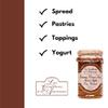 Apple Pear Walnut Jam Andresy All natural French jam pure sugar cane 9 oz jar Confitures a l'Ancienne, One view 4