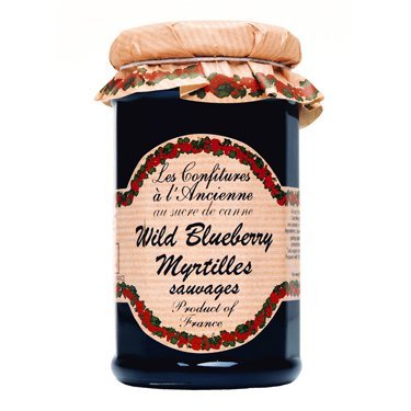 Blueberry Jam Andresy All natural French jam pure sugar cane 9 oz jar Confitures a l'Ancienne, Six