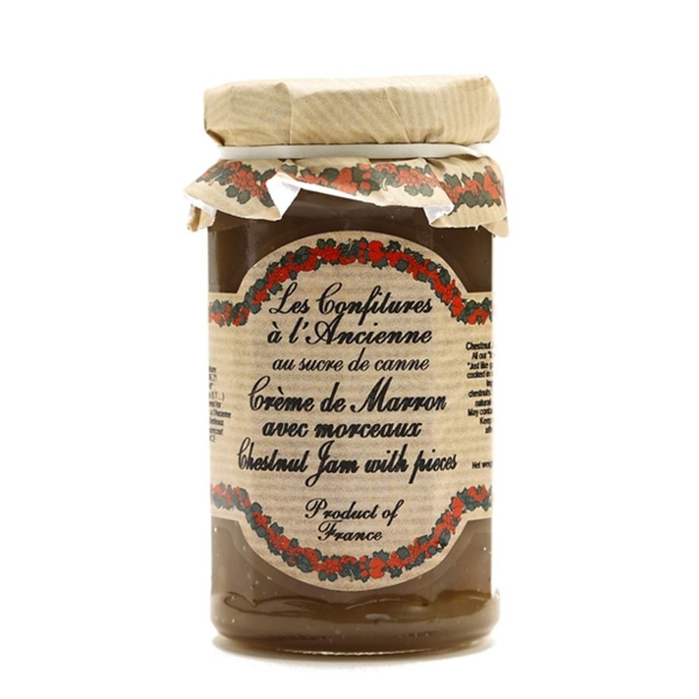Chestnut Jam (Crme de Marrons) Andresy All natural French jam pure sugar cane 9 oz jar Confitures a l'Ancienne, One