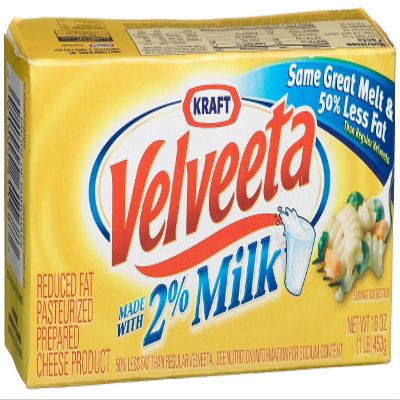 Velveeta, 2 % Milk, 16-Ounce Loaves (Pack of 6)