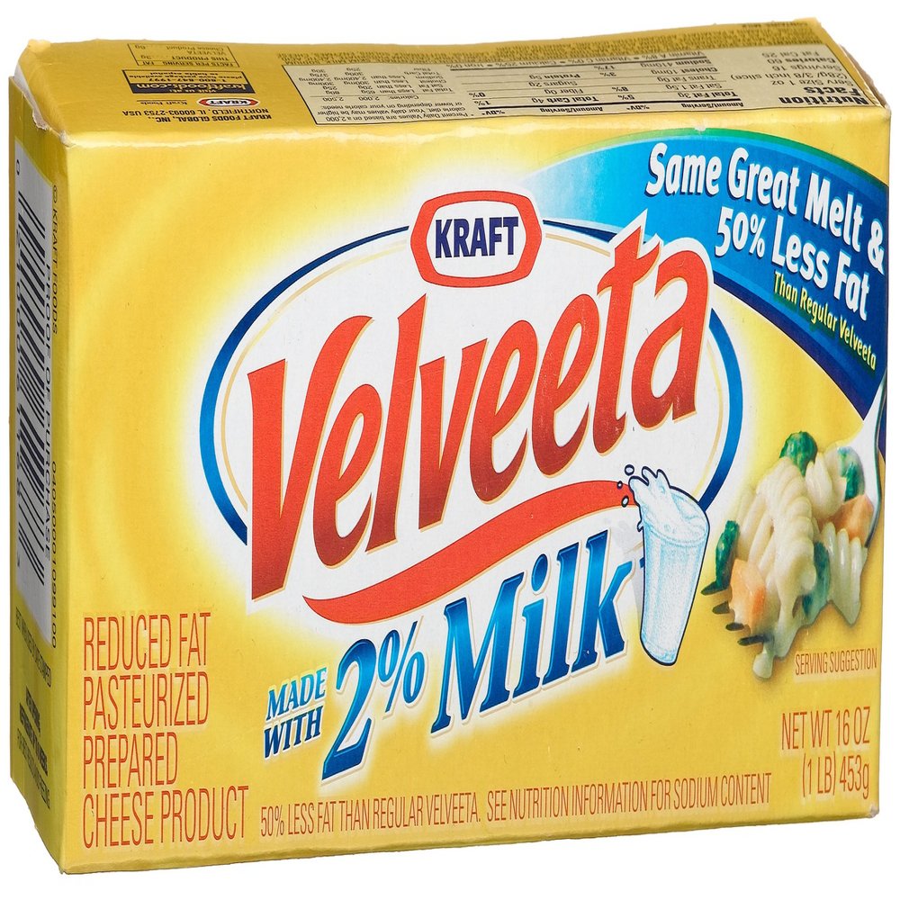 Velveeta, 2 % Milk, 16-Ounce Loaves (Pack of 6)