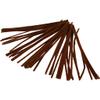 Pipe Cleaners, thickness 6 mm, L: 30 cm, brown, 50pcs view 1