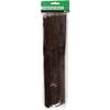 Pipe Cleaners, thickness 6 mm, L: 30 cm, brown, 50pcs view 2