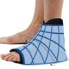 Polar Ice Foot/Ankle Wrap - Compression Foot & Ankle Ice Pack Wrap - Reusable Ankle & Foot Ice Wrap - Flexible Ice Packs for Injuries - Black view 2