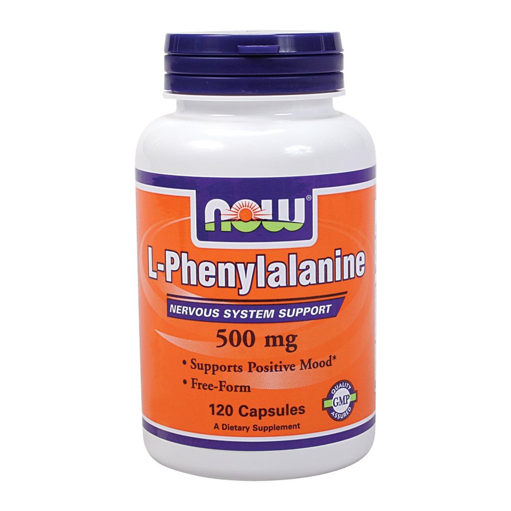 Now Foods L-Phenylalanine 500 mg - 120 Caps 8 Pack