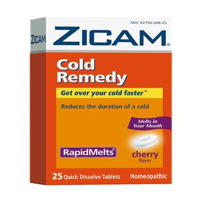 Cold Remedy Cherry RapidMelts, 25 Quick Dissolve Tablets (Pack of 2)