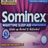 Sominex Night-Time Sleep Aid Tablets, Original Formula, 72 Count (Pack of 3) view 1