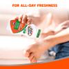 Odor-Eaters Foot Powder, 6 oz, Pack of 4  Foot Odor Eliminator for Shoes & Feet, Odor Control, Easy Grip Bottle, Foot & Shoe Powder, Talc Free view 4