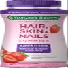 Nature's Bounty Optimal Solutions Advanced Hair, Skin, Nails, 2X Biotin, 80 Strawberry Gummies, 40 Total Servings view 1