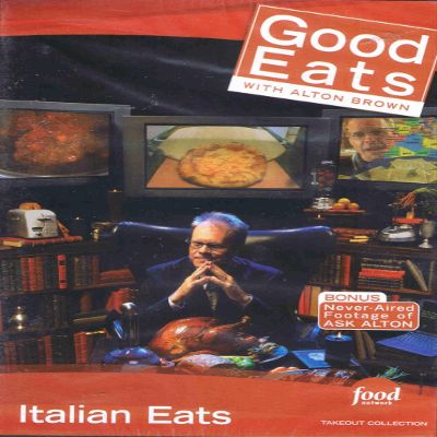 Food Network Takeout Collection DVD - Alton Brown - Italian Eats - Includes: Seeing Red; Flat Is Beautiful-Pizza; Use Your Noodle 2- Ravioli