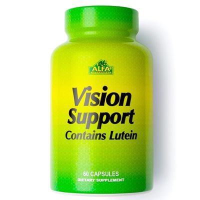 ALFA VITAMINS Vision Support 60 Capsules - Nutritional Support for Healthy Eyes