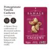 Sahale Snacks Pomegranate Vanilla Cashews, 4 oz Pouches (6 Packs) - Dry-Roasted Deluxe Mixed Nuts with Pomegranate Infused Apples & Madagascar Vanilla - Non-GMO, Kosher, & Certified Gluten-Free Snacks view 2