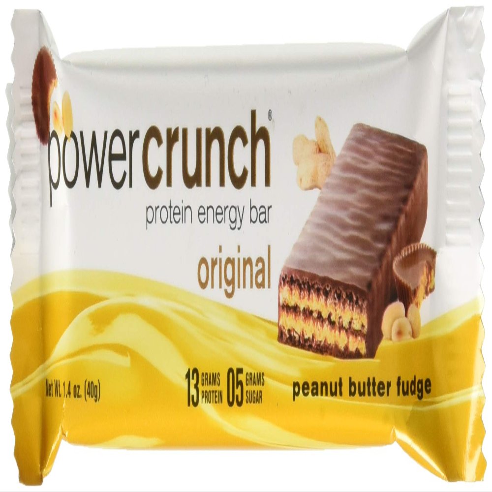 BNRG Power Crunch Peanut Butter Fudge 12-1.4 oz Protein Energy Bars